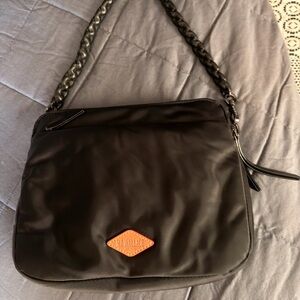 MZ Wallace Black Bowery Nylon Crossbody (does not have the MZ crossbody strap)
